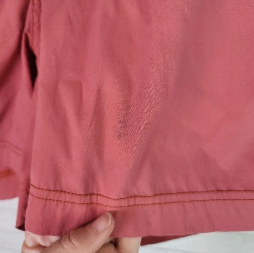 ONIA CALDER 6E SWIM TRUNKS IN BURNT RED, sz MEDIUM